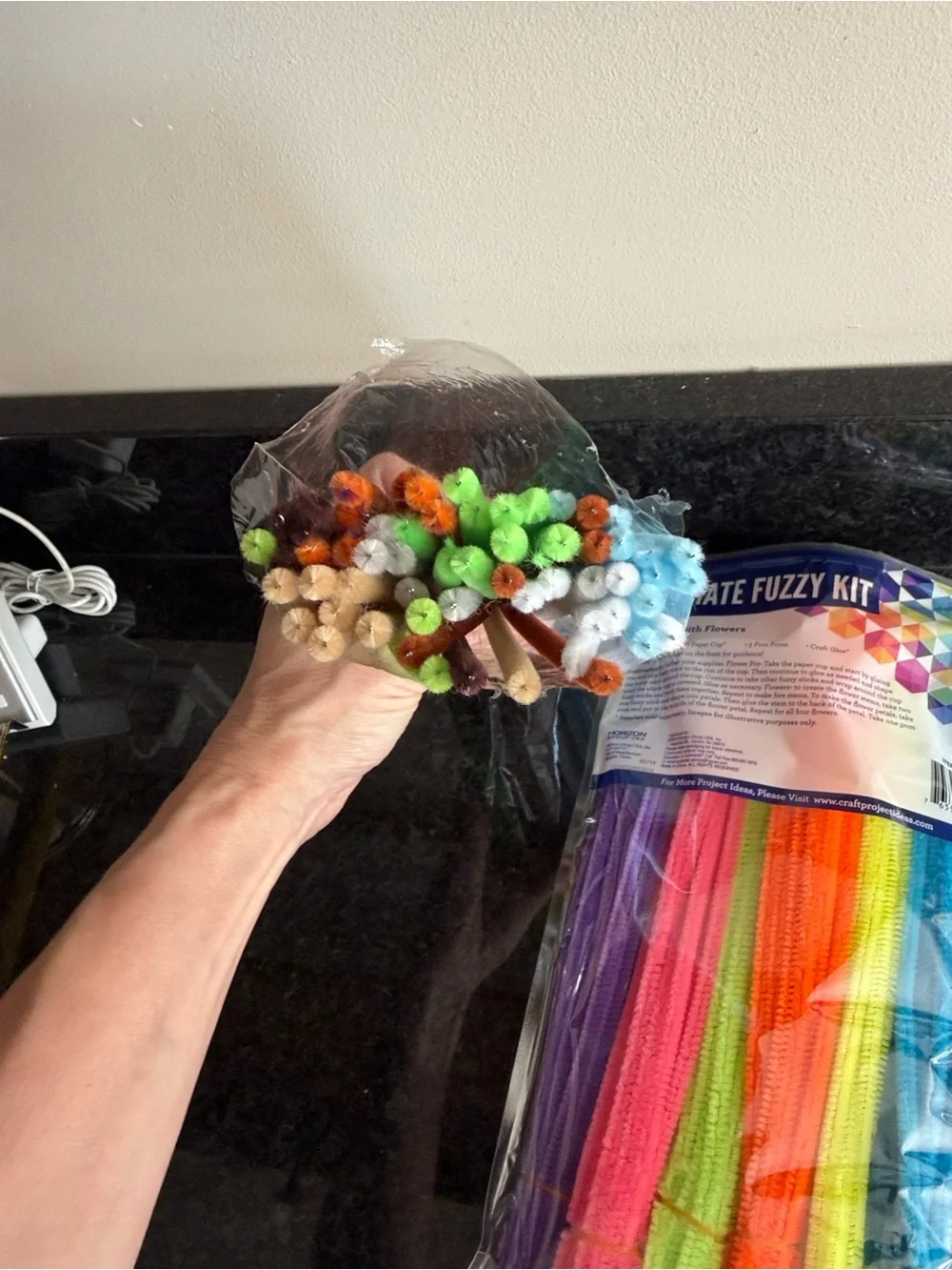 Assorted Bright Colors Pipe Cleaners - Home Party Craft Supplies